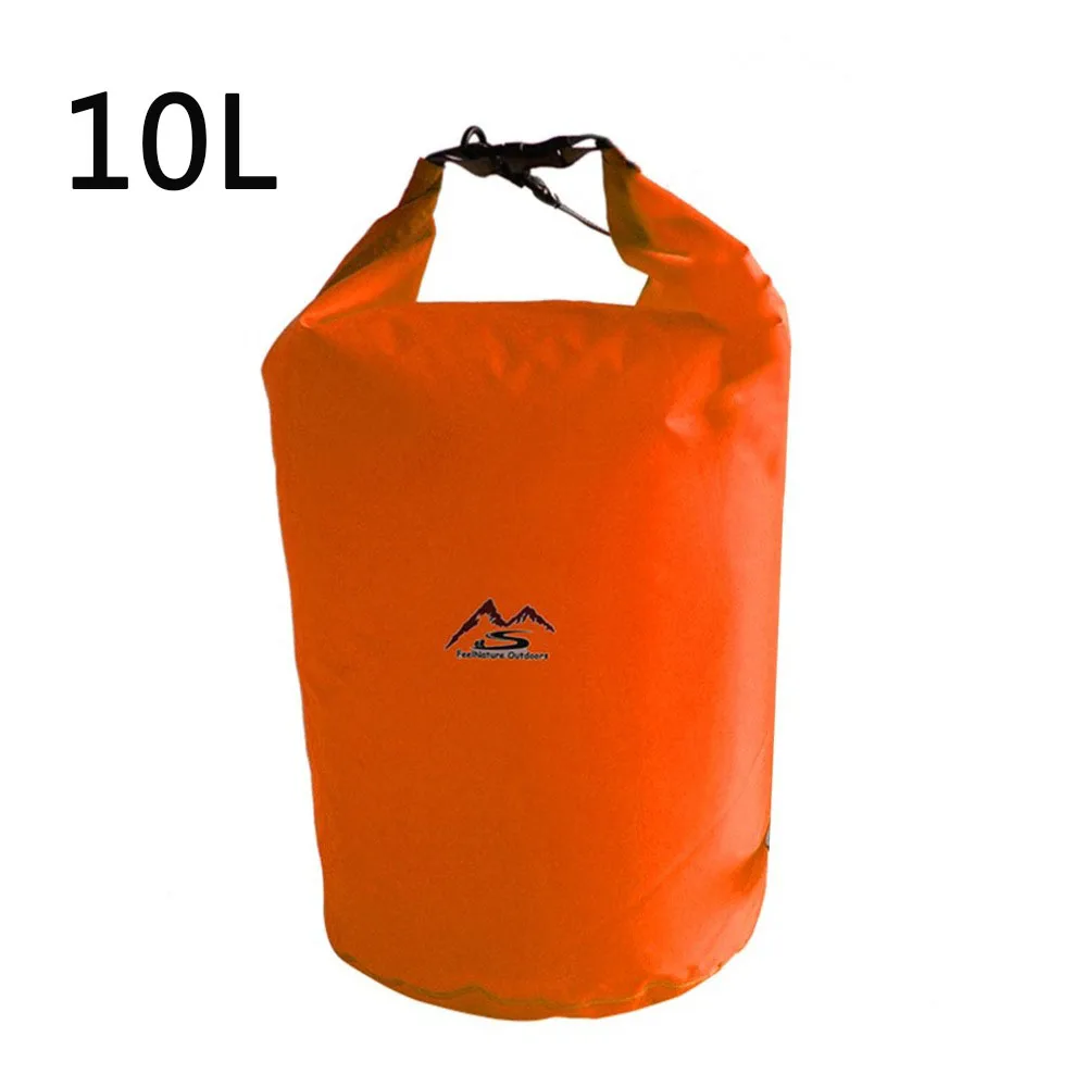 Orange-10L 5L/10L/20L/40L/70 открытый сухой водонепроницаемый мешок сухой мешок водонепроницаемый плавающий сухой шестерни сумки для гребли рыбалки рафтинг плавание - Цвет: Orange-10L