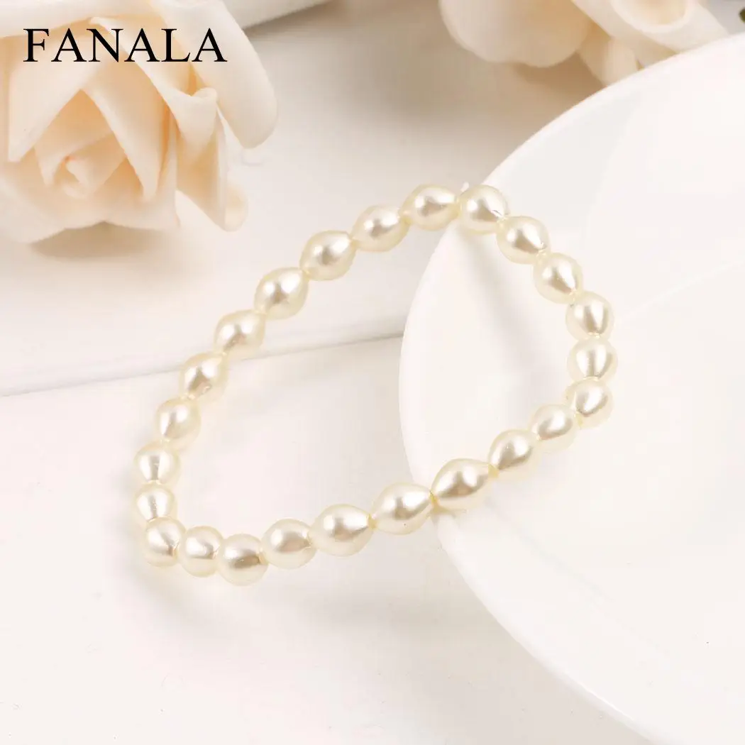 Регулируемый браслет жемчуг искусственный Мода Для женщин новый модный стиль |