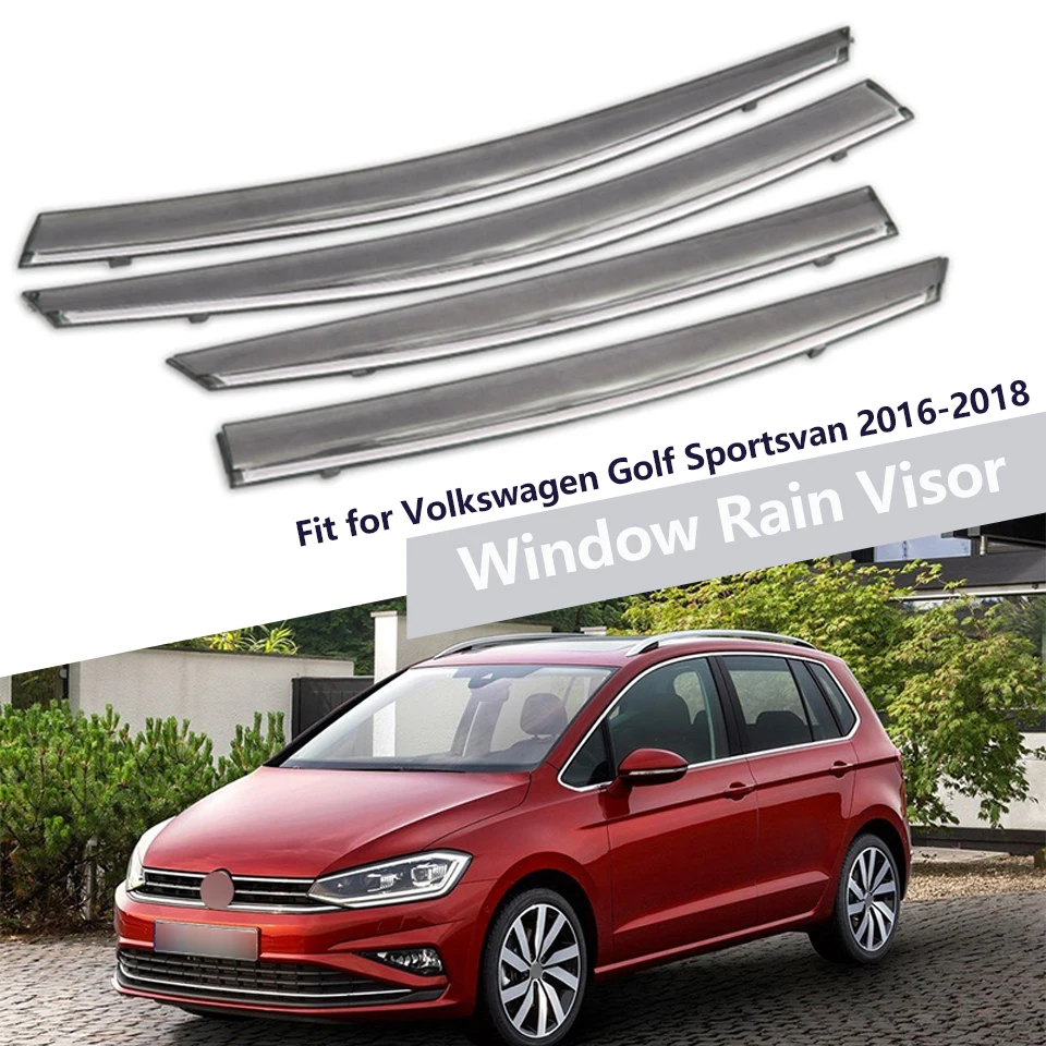 Atreus 4 шт. для Volkswagen VW спортивный фургон Golf SV двери автомобиля Дымовое Окно Солнцезащитный козырек защита от ветра