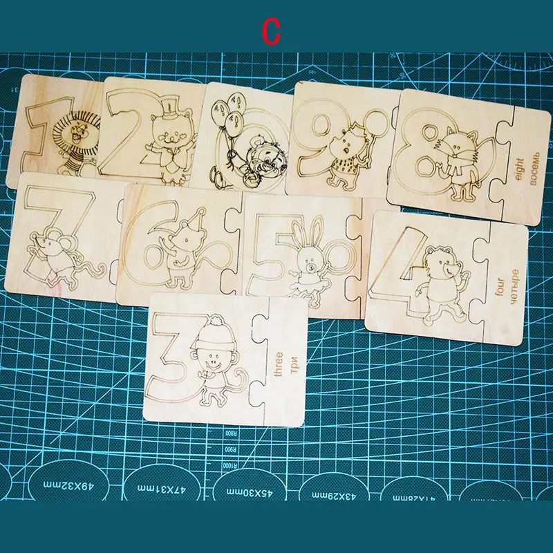 Деревянные пазлы с английским и русским алфавитом строительные развивающие