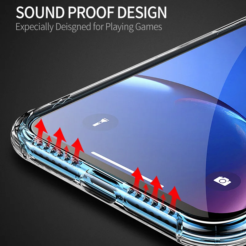 Msvii Crystal Clear Airbag Case For iPhone XS Max Soft TPU Silicone Transparent Back Cover X MAX XR Fundas Shell |