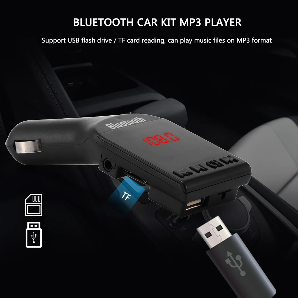 Автомобильный комплект с Bluetooth fm передатчик mp3 плеер модулятор USB автомобильное
