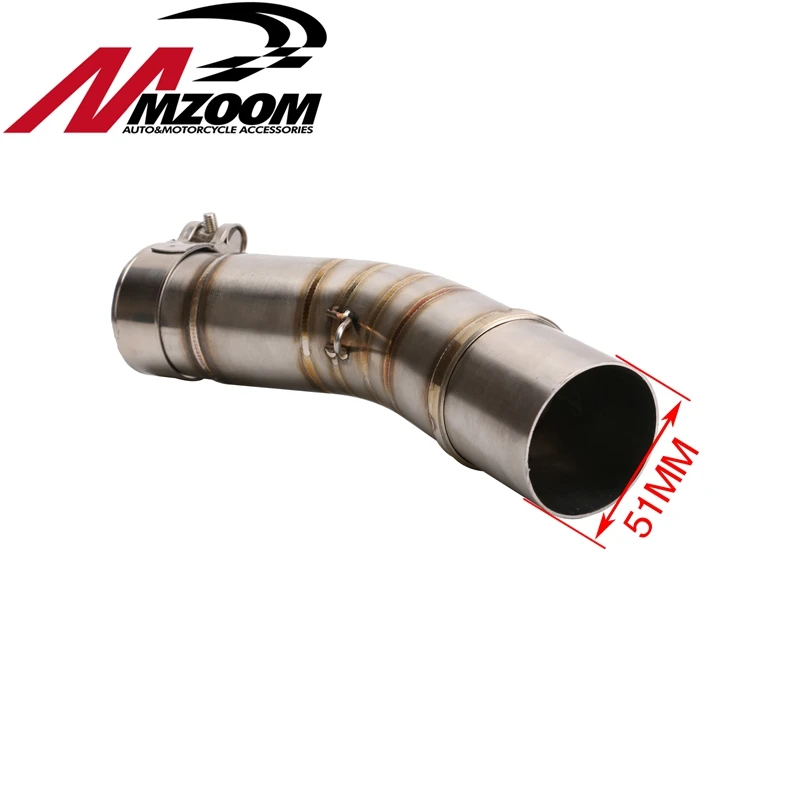 Мотоцикл выхлопная труба глушителя промежуточное звено контакта трубки для SUZUKI