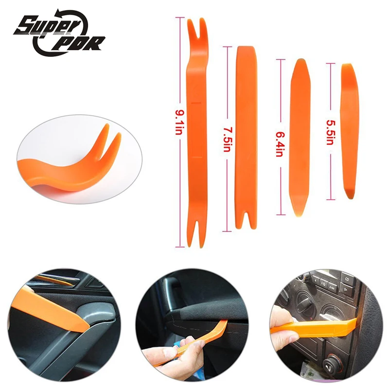 4 шт. набор инструментов для снятия магнитолы автомобильной двери|clip trim dash|trim