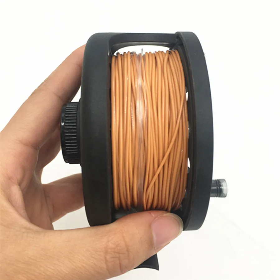 Катушка и линия комбо 3 8wt Серебряная катушка для нахлыстом шнур WF Fly Line Loop набор