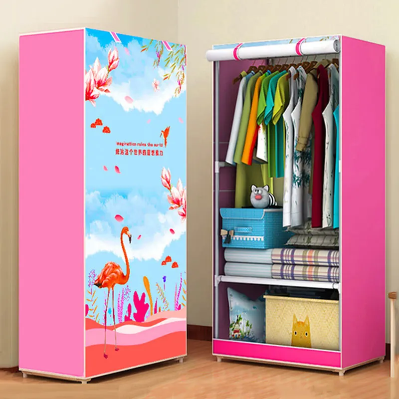Шкаф с 3D рисунком нетканый складной шкаф армированная комбинация маленький