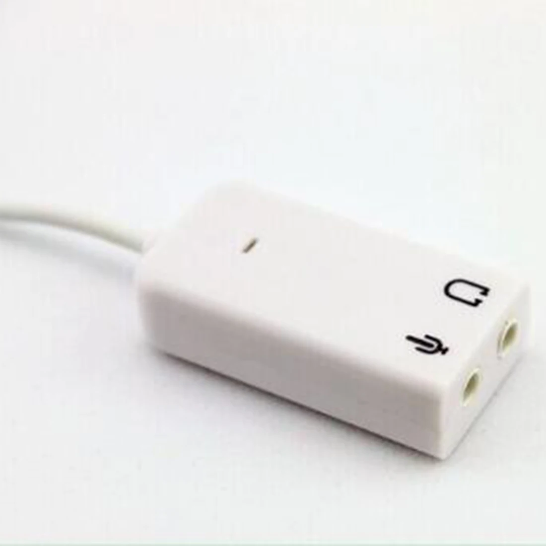 Etmakit Белый 3D 2 0 Виртуальный 7 1 канал внешний USB Аудио Звуковая карта адаптер