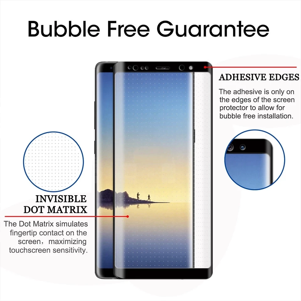 E-SKY 3D синий закаленное стекло на для samsung galaxy note 9 Защита экрана note9 случае чистые