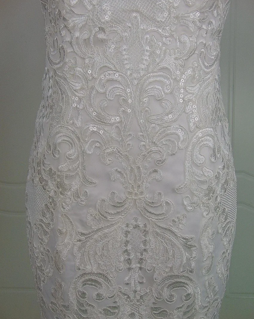 Robe de mariee Милое Свадебное Платье Русалочки сексуальное кружевное подвенечное