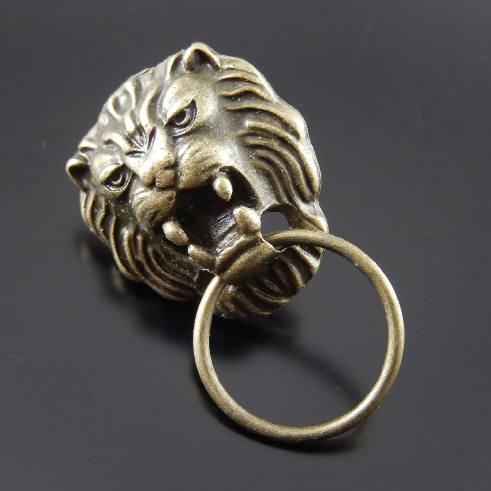 16 шт. Винтаж Лев Серьги заклепки+ хлопок Для женщин Рок Стиль Jewelry Талисманы старину Бронзовый сплав ювелирных изделий животного Форма 34813