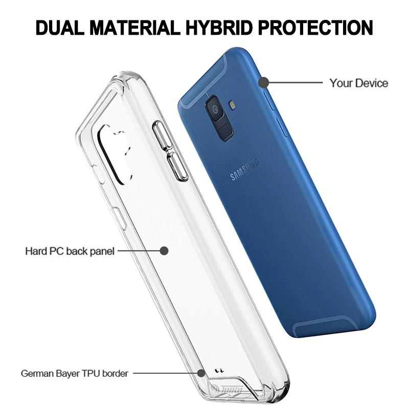 TOIKO Chiron прозрачные противоударные Чехлы для samsung Galaxy A6 2018 Plus Аксессуары телефонов