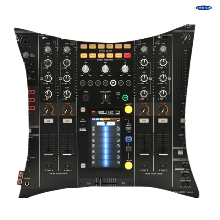 As Photo Shows-7 Наволочка для подушки NUMARK DJ с музыкальным управлением, Наволочка на молнии 1" 16" 1" 20" 24" - Цвет: As Photo Shows-7