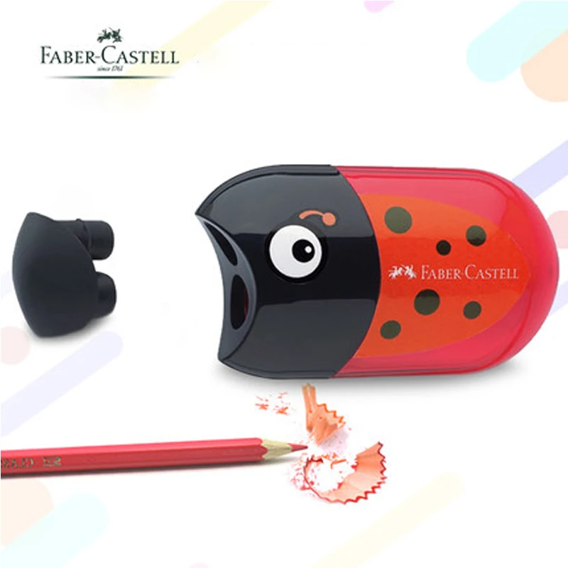 Точилка для карандашей Faber Castell 1835 с двумя отверстиями цветной карандаш