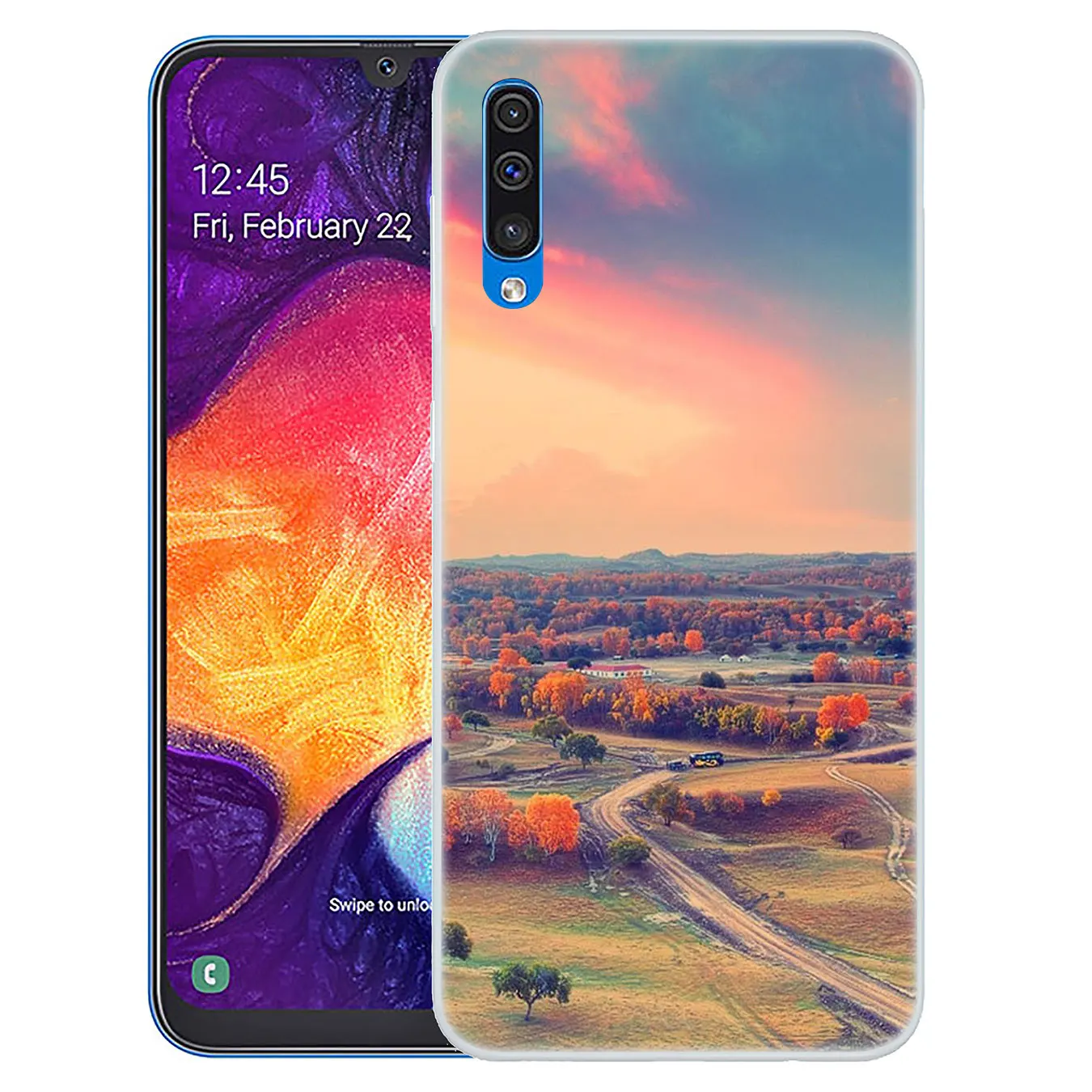 7 Lavaza осень кленовые листья декорации жесткий чехол для телефона для samsung Galaxy A10 A20 A30 A40 A50 A60 A70 M10 M20 M30 M40 A20e - Цвет: 7