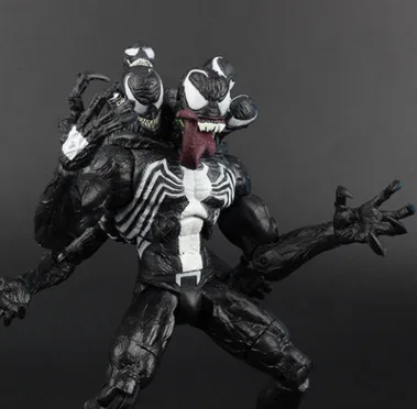 Marvel выберите злодей Venom фигурку 7 дюймов 18 см с голова и рука может заменить фигурку модели Рождество подарки пользу