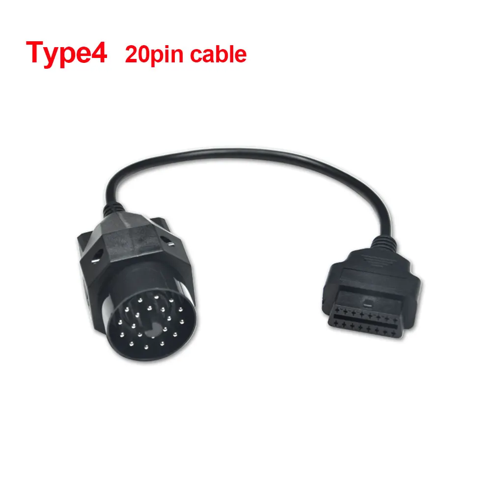 For BMW 20pin Для BMVV INPA K+ CAN K CAN INPA с чипом FT232RL K DCAN USB интерфейс полный диагностический OBD2 кабель INPA для BMVV от 1998 до 2008 - Цвет: For BMW 20pin