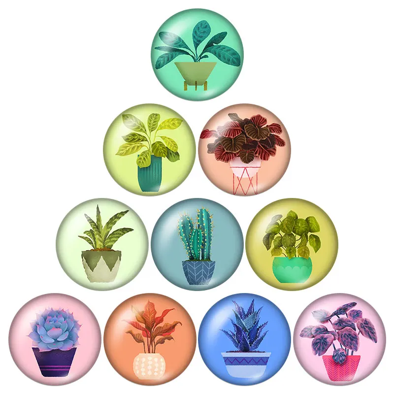 Кактусовый горшок для красоты 10 шт. 12 мм/18 мм/20 мм/25 мм | Украшения и аксессуары