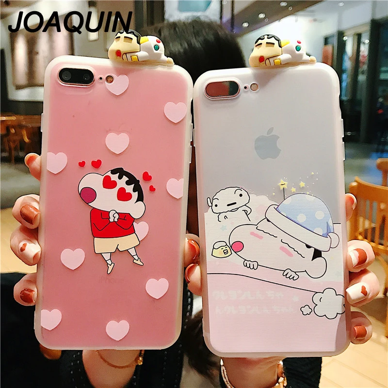 3D Cartoon Crayon Shin-chan Phone Case for iPhone X XS MAX case 7 8 6 6s plus Cat pattern Back Cover Soft TPU Cases |