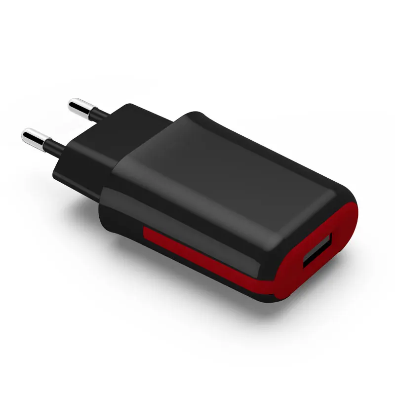 5 V 2.1A выход OEM для Samung 2 в 1 ядро USB телефон зарядное устройство пакет евро/США штекер Адаптер круглый 629 - Цвет: EU Plug