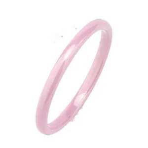 pink color Модное космическое керамическое кольцо, Простой хвост, кольцо для женщин, обручальное кольцо, подарок, ширина 2 мм, белый/черный/розовый/синий/фиолетовый, 5 цветов, коробка - Цвет основного камня: pink color