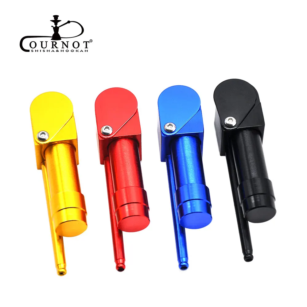 

COURNOT Smoke Smoking Pipe 1 PC Metal Smoking Pipe Combination Presser Portable Pipes For Accessories 87MM