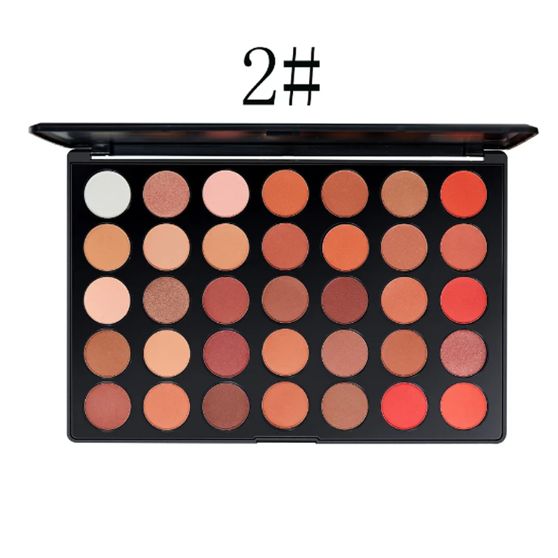 colour geometry brand 35 color eye shadow plate pearlescent light golden onion powder durable cosmetics. |