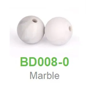 Marble Chengkai 50 шт. силиконовые бусины 12 мм Экологичное Сенсорное ожерелье-прорезыватель пищевого класса Мама Кормящих DIY Ювелирные изделия Детские трофеи - Цвет: Marble
