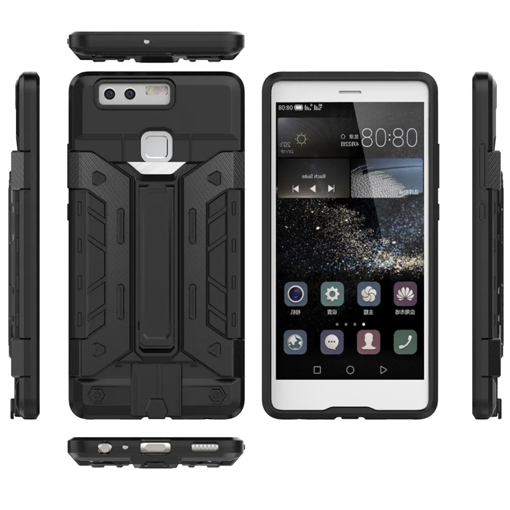 Для Huawei Honor p9 X-Armour слот для карты Гибридный задняя крышка + Подставки хранения
