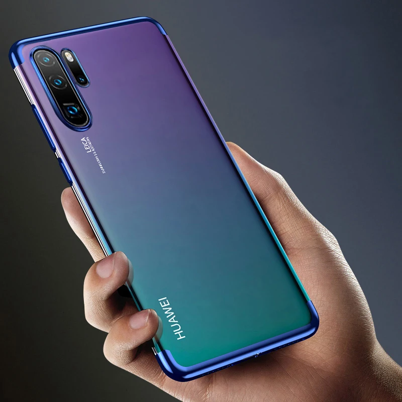 Чехлы с покрытием из ТПУ для Huawei P30 Pro Lite P20 P Smart 2019 Plus 2018 Мягкая силиконовая
