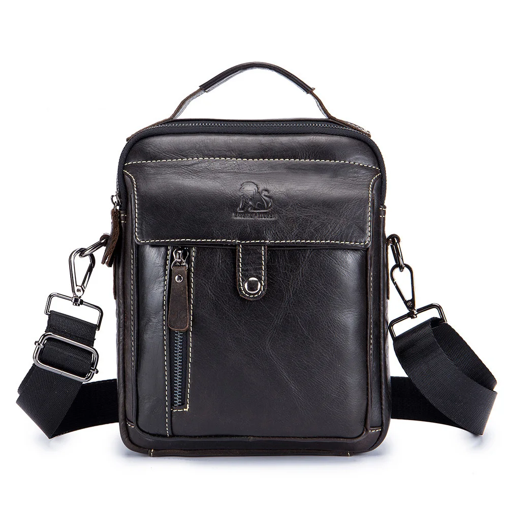 Мужская сумка на одно плечо из натуральной кожи|Сумки-кроссбоди| |