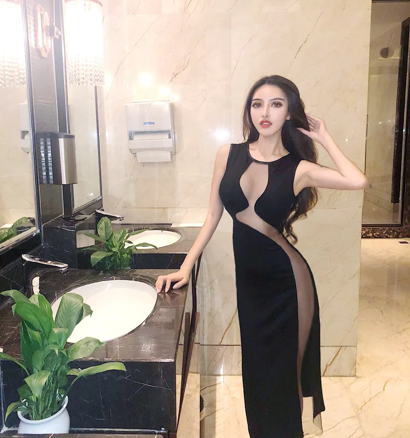 Клубные платья сексуальное платье Женская сексуальные вершины cleavage с запахом