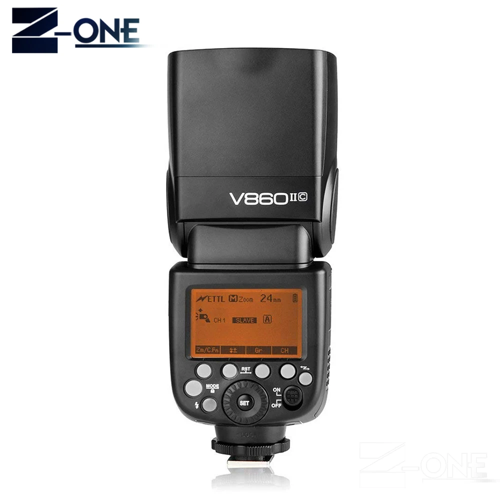 Вспышка Godox V860IIC Speedlite GN60 HSS 1/8000s TTL светильник + беспроводной триггерный передатчик