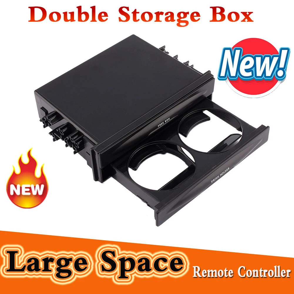 Хранение пластиковое радио карман Универсальный с ящиком держатель чашки для