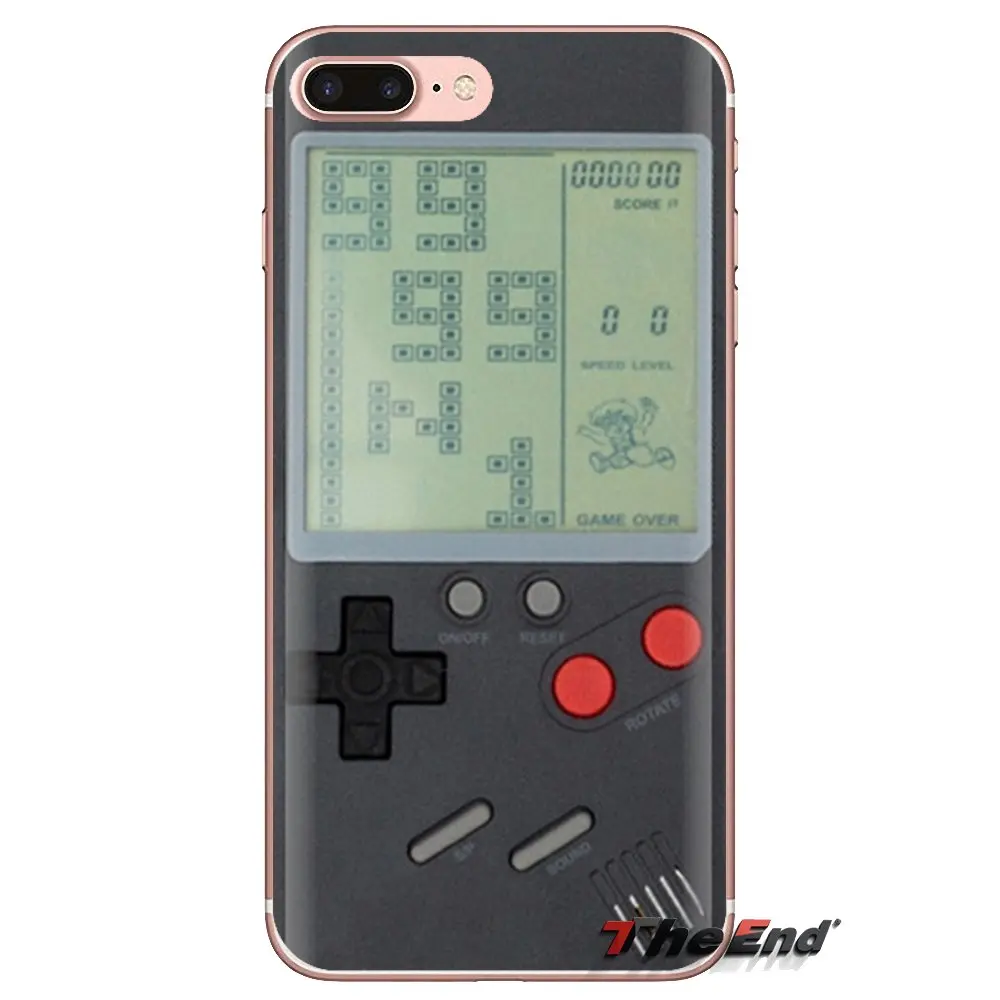 Soft Transparent Cases Covers Tetris Retro Game Art Gameboy For Samsung Galaxy A3 A5 A7 A9 A8 Star A6 Plus 2018 2015 2016 2017 |