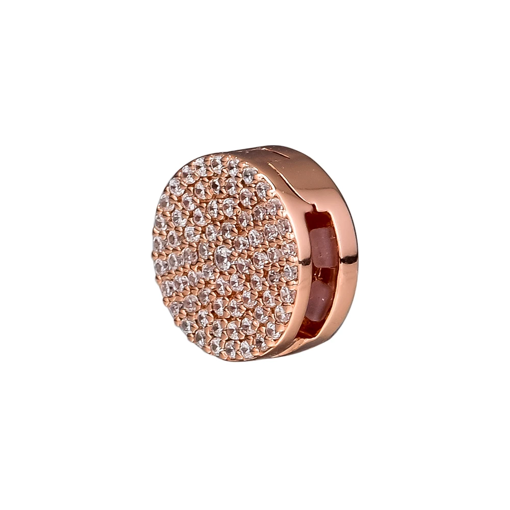 CKK розовое золото элегантный зажим очаровательные бусины подходят для