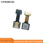 Адаптер слота для Nano Micro Mini SIM для Meizu Huawei Xiaomi Redmi Hybrid, удлинитель для двух SIM-карт + Micro SD TF-карт