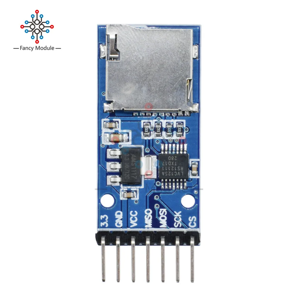 Плата памяти Micro SD 2 шт. преобразователь уровня интерфейса SPI для карт Arduino TF