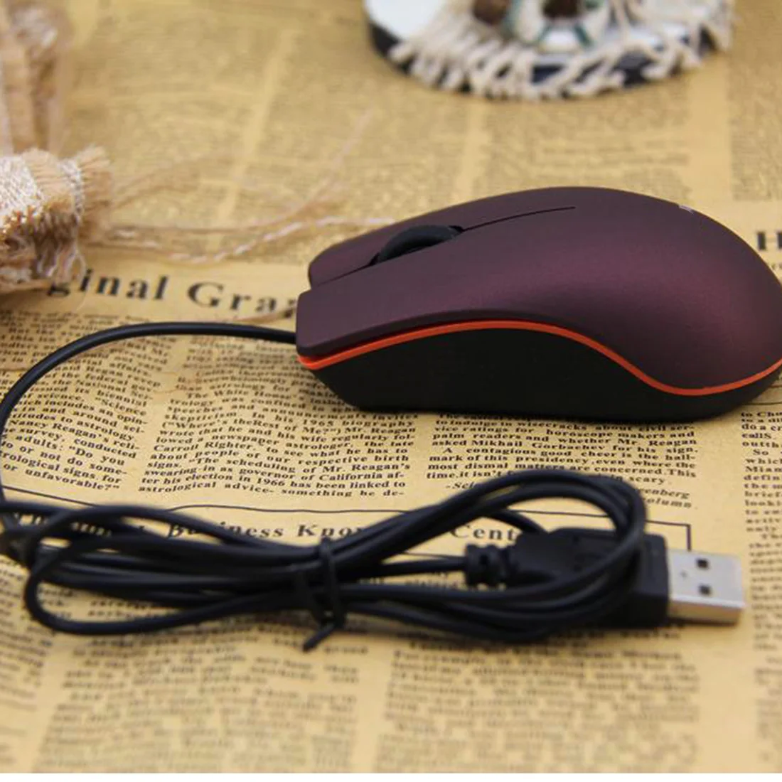 NOYOKERE Мини Милая проводная мышь USB 2 0 Pro офисная оптическая для компьютера ПК мини
