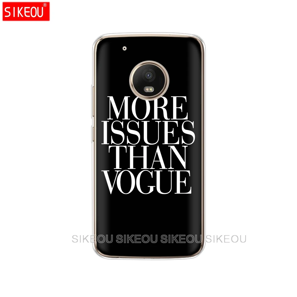 silicone case phone cover For Motorola Moto G6 G5 G5S Z2 Z3 PLAY PLUS X4 E4 E5 C More Issues than Vogue | Мобильные телефоны и