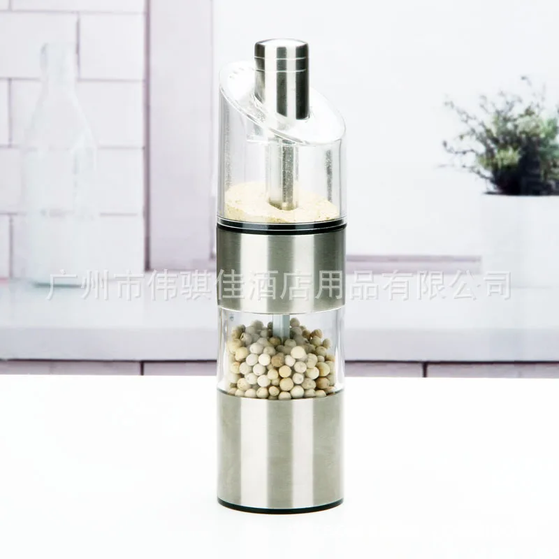 Два в одном мельница для перца из нержавеющей стали соли перца|grinder mill|grinder peppergrinder
