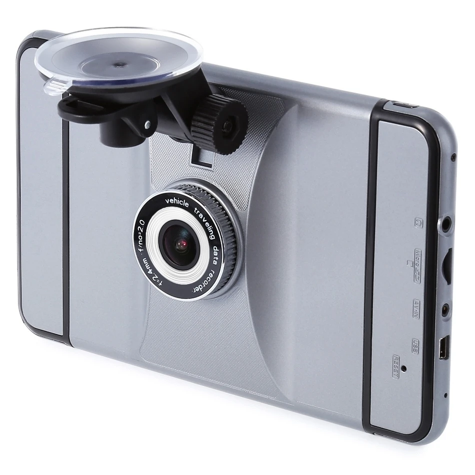 Android автомобильный видеорегистратор 7 дюймов 1080 P 140 степень GPS навигация 512 МБ ОЗУ +