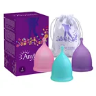 Менструальная чаша для женщин, силиконовая, менструальная, менструальная, 50 шт.