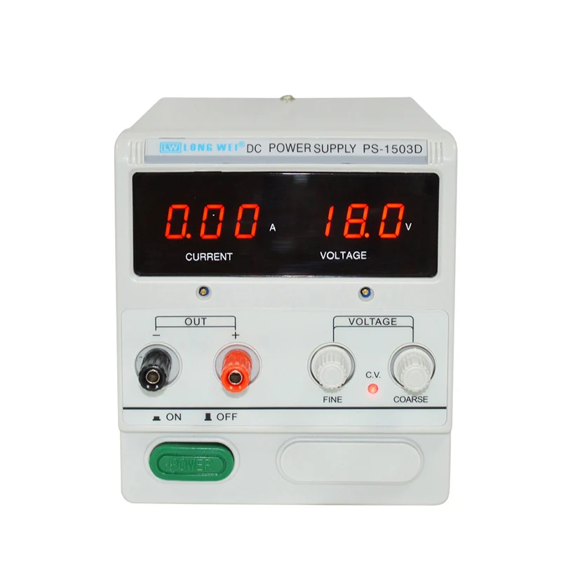 PS 1503D Регулируемый источник питания 15 V 0 3A цифровой дисплей ремонт телефона DC 110 220