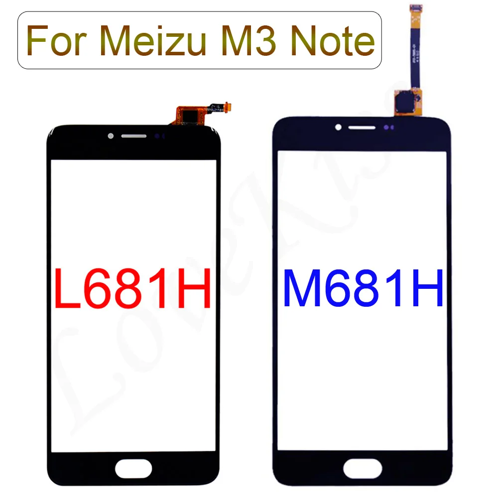 Передняя панель сенсорного экрана для Meizu M3 Note M681H L681H L681 M681 сенсорный экран