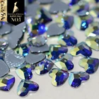 Хрустальный замок с горячей фиксацией, кристалл 5A, лучшие Стразы, стразы с плоской задней стороной, стразы с прозрачными белыми стразами для одежды