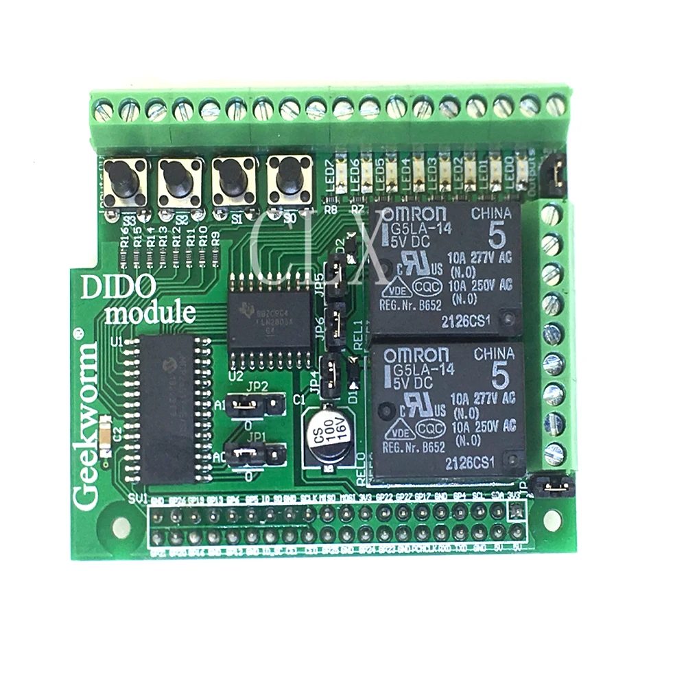 Raspberry Pi цифровой вход выход совместим с PIFACE Digital 2 для Pi|Аксессуары