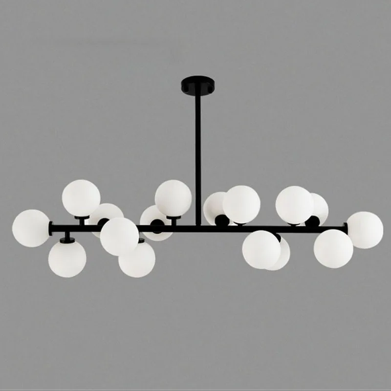 

Modern hanging lamp light LED dinning bed room bedroom foyer round glass ball black gold nordic simple modern pendant light lamp