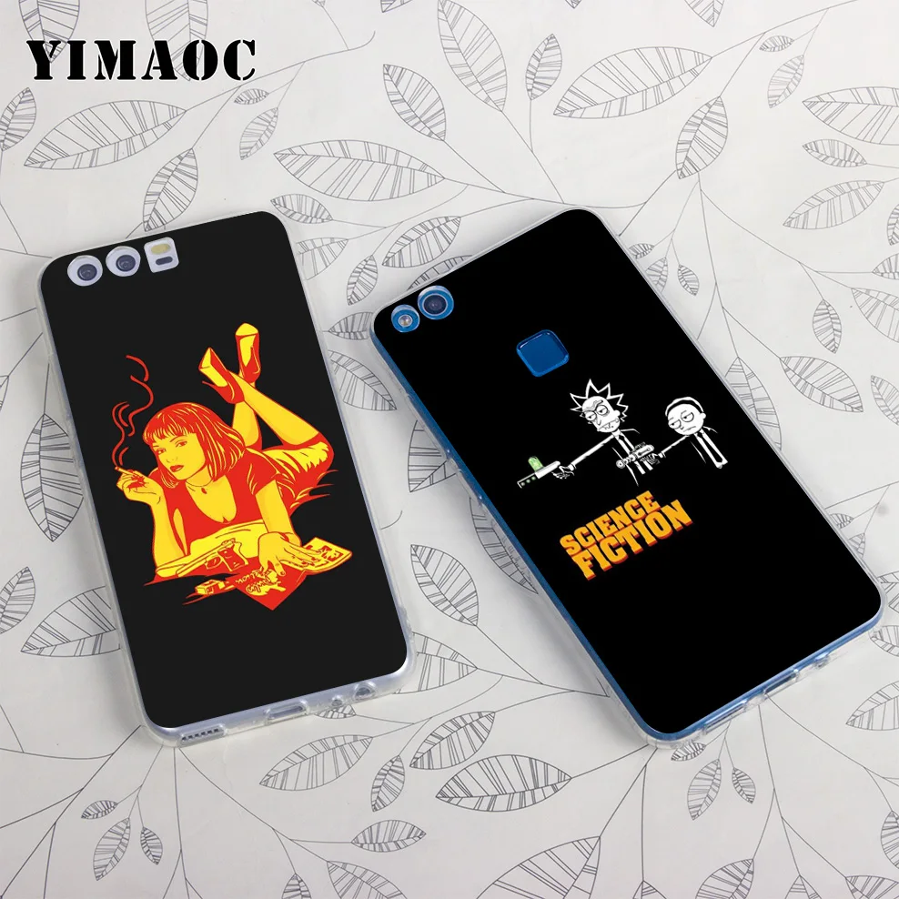 YIMAOC Pulp Fiction Movie Soft Case for Huawei Honor 10 9 8X 8C 8 7C 7X 7A Pro 6A Lite Note Nova 3i 3 2i Y6 Y7 Y9 Prime 2018 |