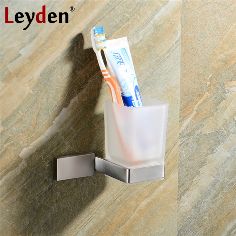 Leyden квадратный держатель для зубной щетки современный стакана из матового