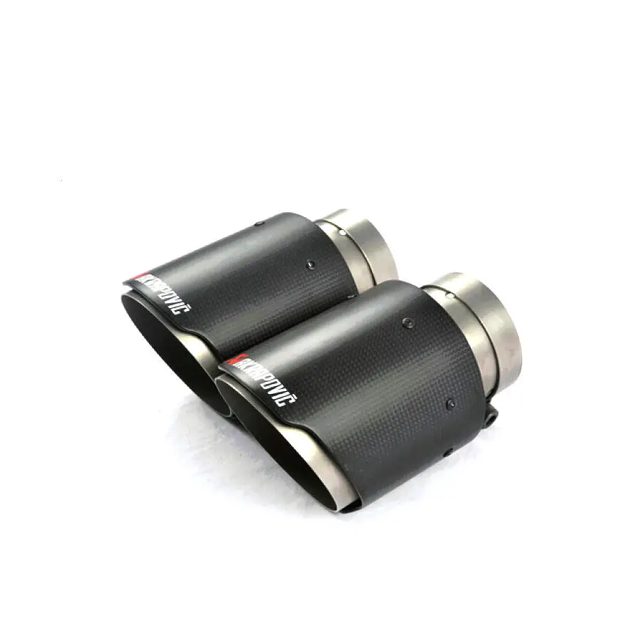 Универсальный автомобильный глушитель Akrapovic из углеродного волокна для